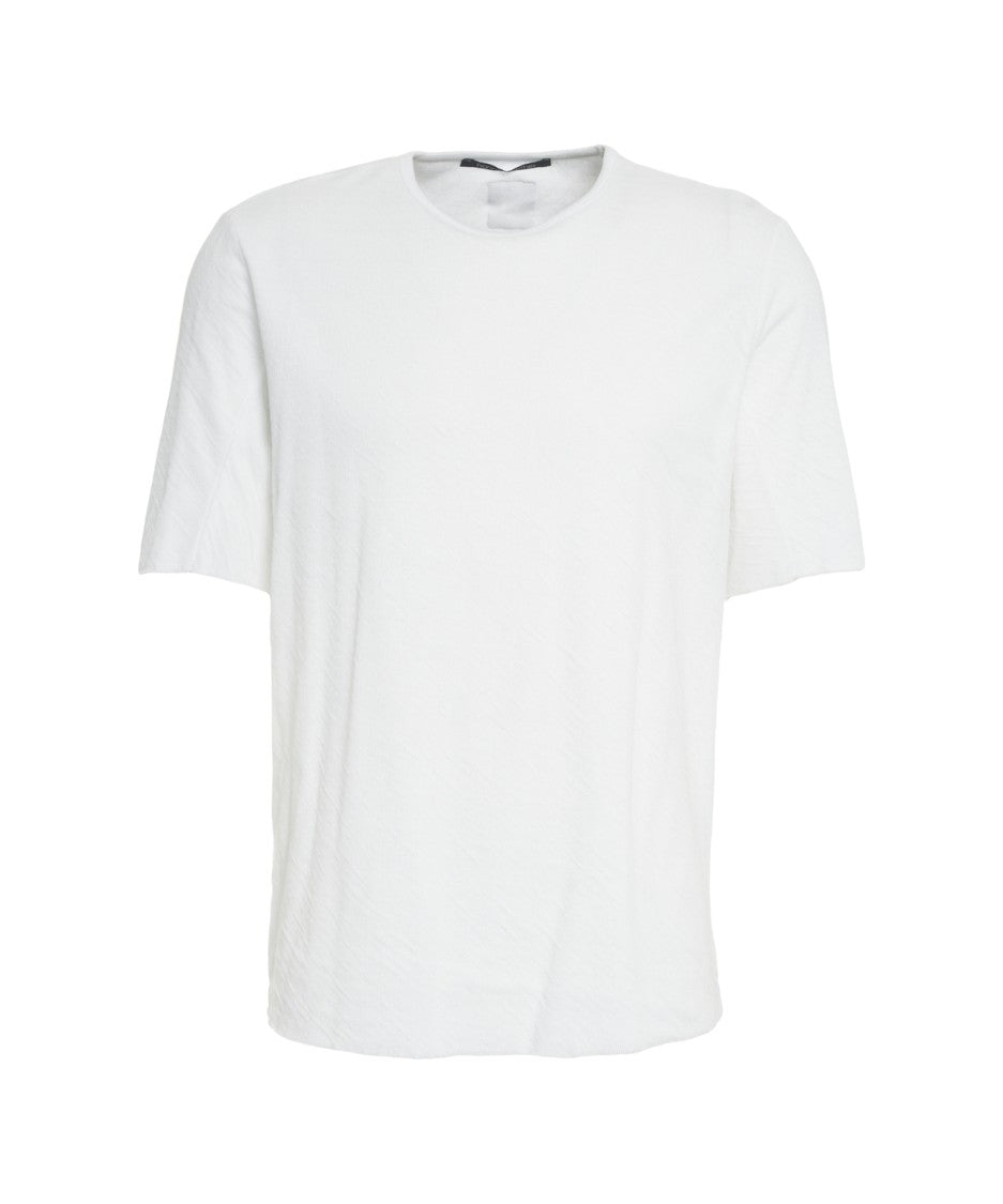 Hannes Roether Knitted T-Shirt With Classic Crew Neck