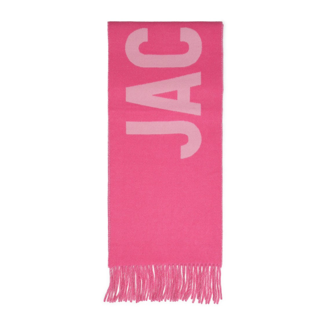 Jacquemus Wool Scarf With Bold Graphic Design