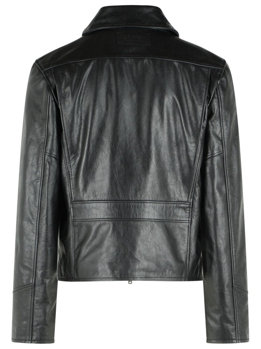 Amiri Black Leather Jacket
