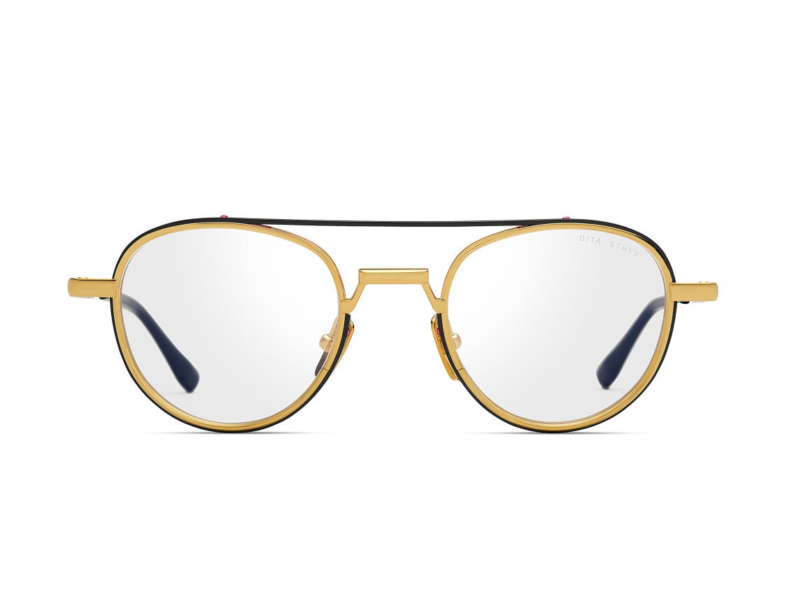 Dita Gold Ethyx Titanium Aviator Sunglasses