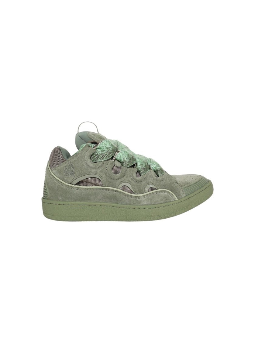 Lanvin Curb Sneakers Vert De Gris Green