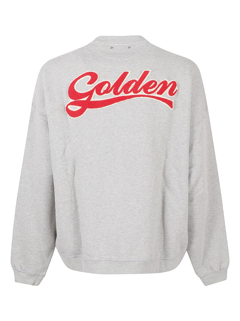 Golden Goose Grey Cotton Slub Journey Hoodie
