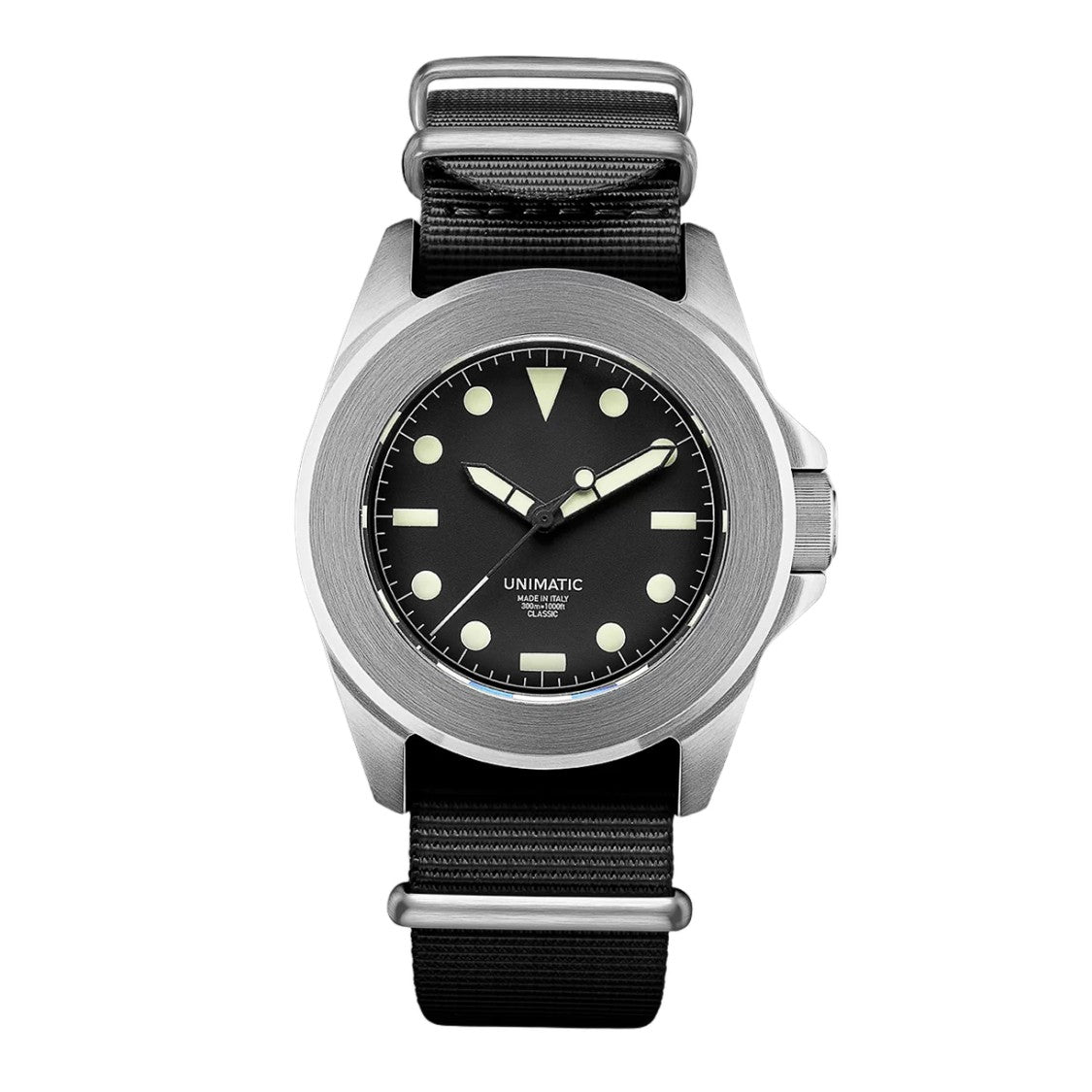 Unimatic Robust Black Dial Wristwatch