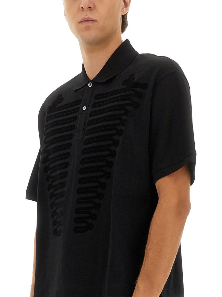 Alexander Mcqueen "Ceremonial Boxy" Polo Shirt