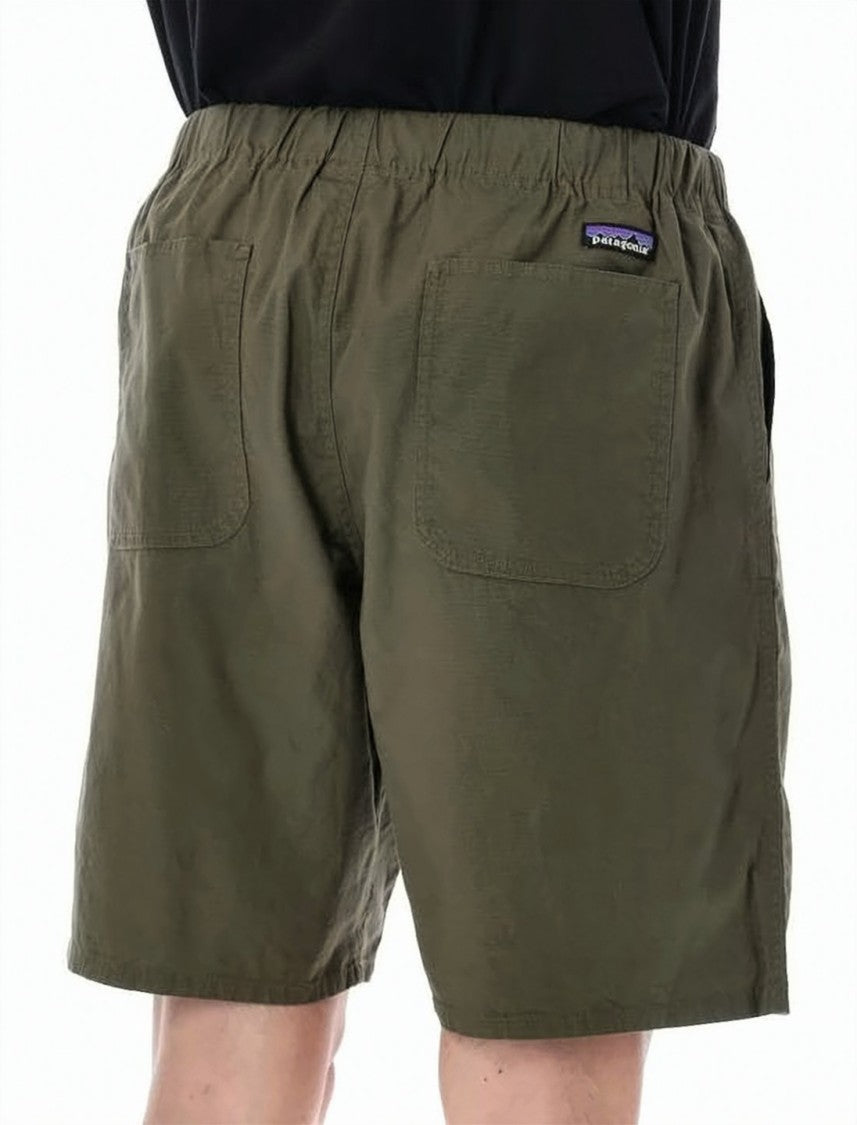 Patagonia Minimalist Green Shorts With Adjustable Waistband