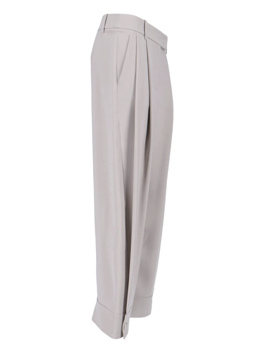 Giorgio Armani Wide-Leg Pants – Grey