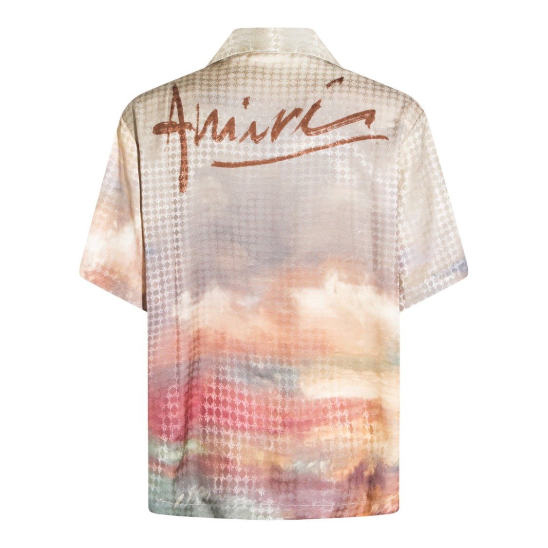 Amiri Eye-Catching Red Shirt With Pattern