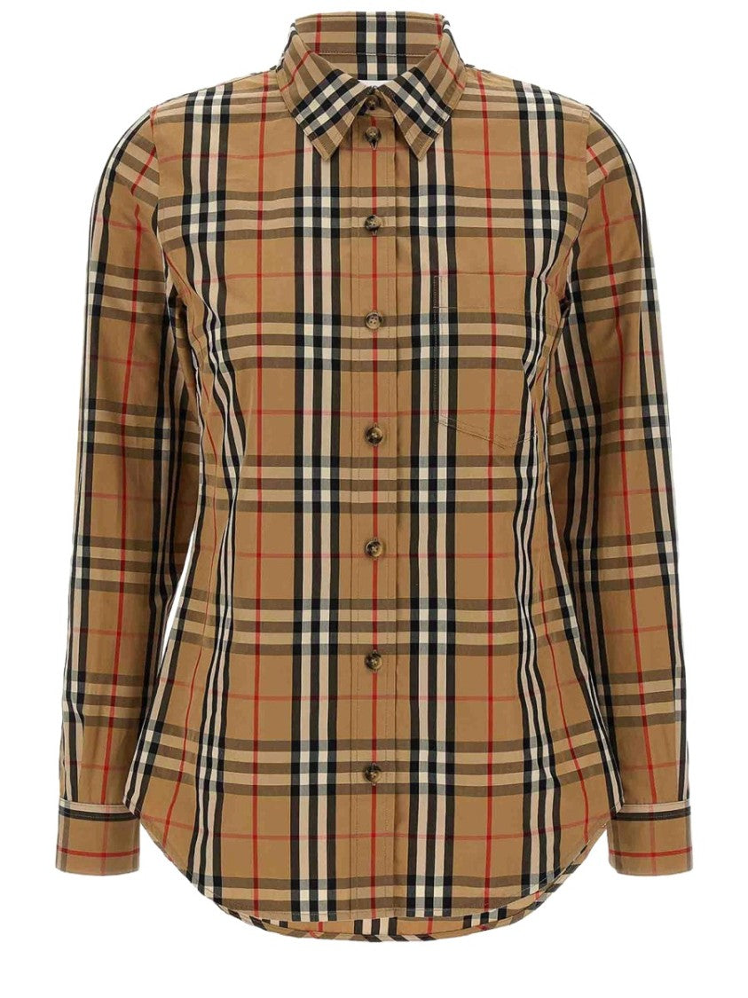 Burberry Burberry Warm Beige Check Casual Shirt