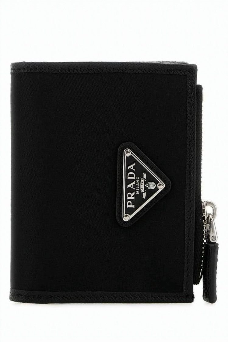 Prada Compact Bifold Nylon Wallet