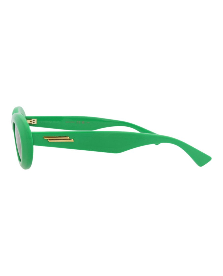 Bottega Veneta Round-Frame Acetate Sunglasses