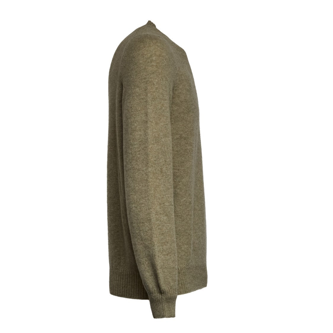 Fedeli Finely Knit Wool Sweater With Crew Neckline