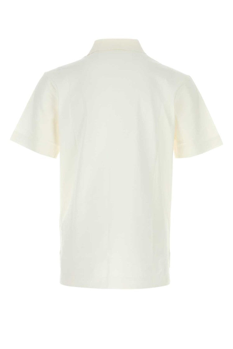 Givenchy White Piquet Polo Shirt