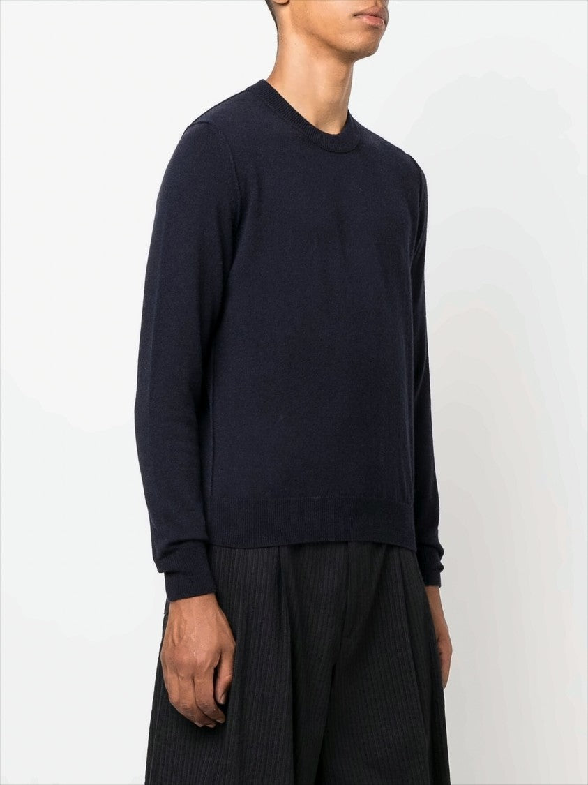 Maison Margiela Cashmere Sweater With Four-Line Stitch Detail