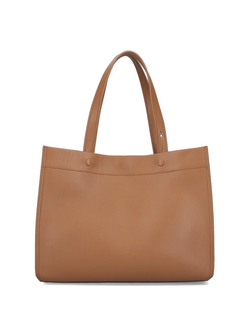 Anya Hindmarch "Mortimer" Small Tote Bag – Brown