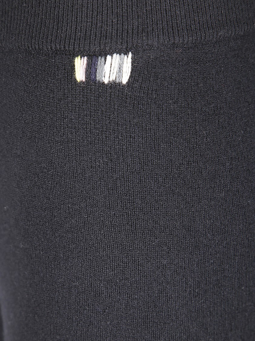 Extreme Cashmere Slim-Fit Leggings With Ribbed Waistband
