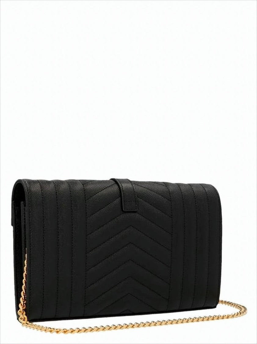 Saint Laurent Textured Cowhide Leather Crossbody Bag