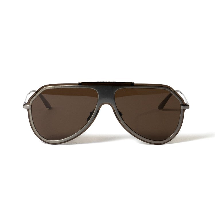 Dolce & Gabbana Bold Aviator Sunglasses With Metal Frame