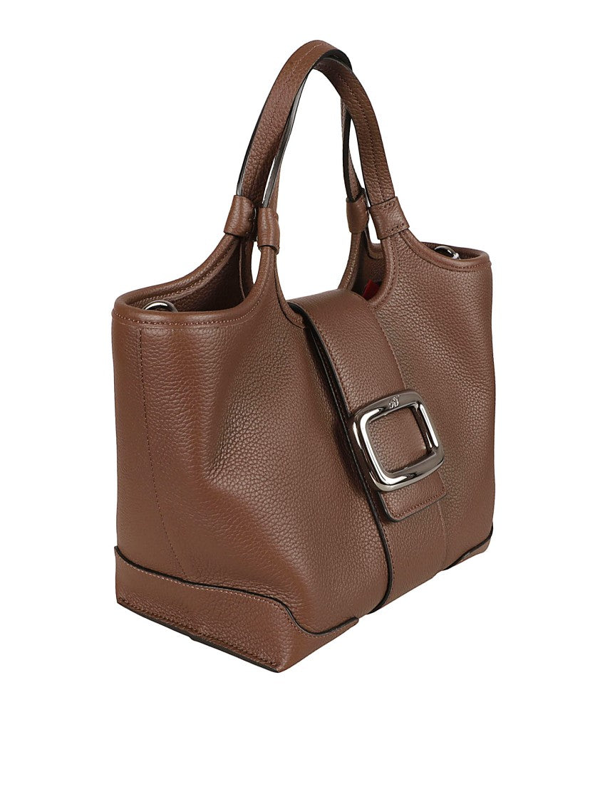 Roger Vivier Structured Calfskin Bag