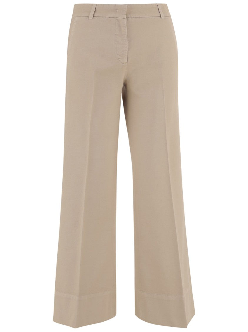 Ql2 Tailored Wide-Leg Trousers