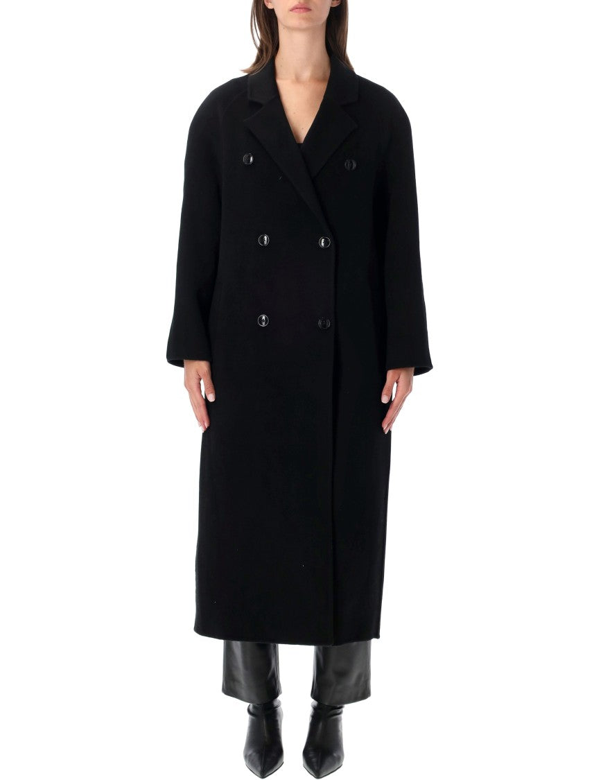 Loulou De Saison Irvin Double-Breasted Coat With Classic Lapels And Tailored Construction