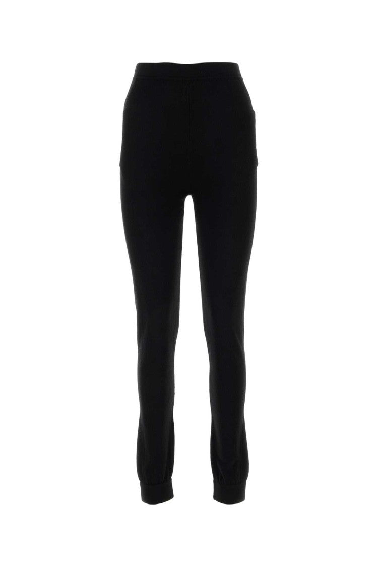 Saint Laurent Black Cashmere Leggings
