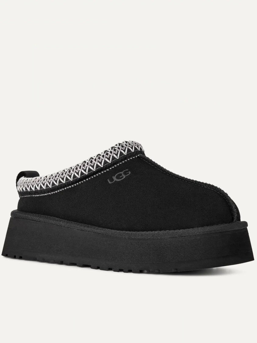 Ugg Black Suede Tazz Ii Slip-On Flats