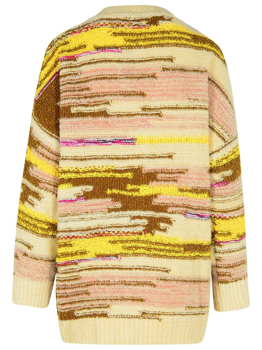 Moschino Jeans Cotton Blend Cardigan