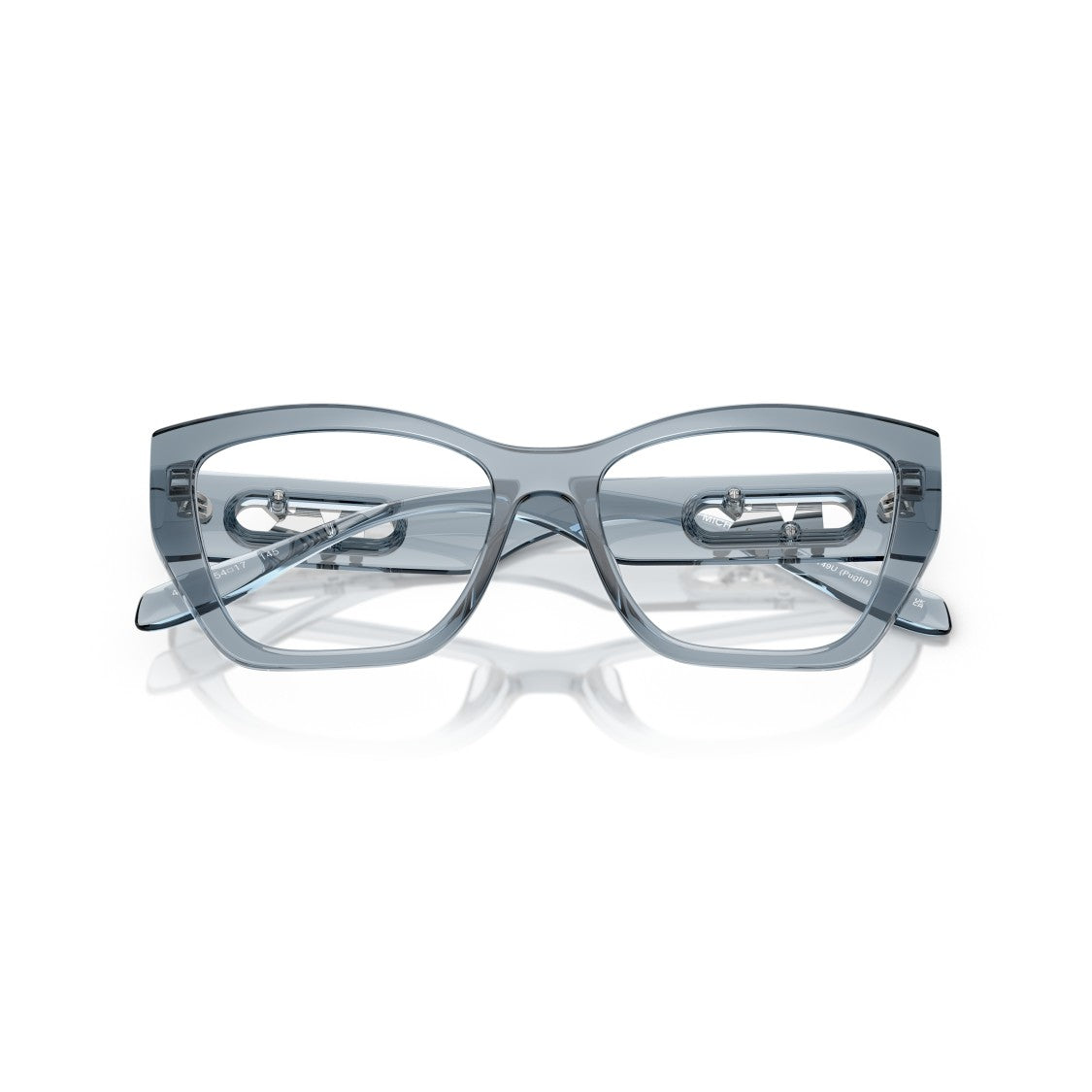 Michael Kors 0Mk4149u Oversized Square Frame Sunglasses In Translucent Smoky Blue