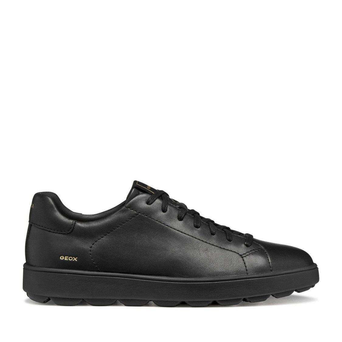 Geox Spherica Ecub-1 B Black Low-Top Minimalist Sneakers