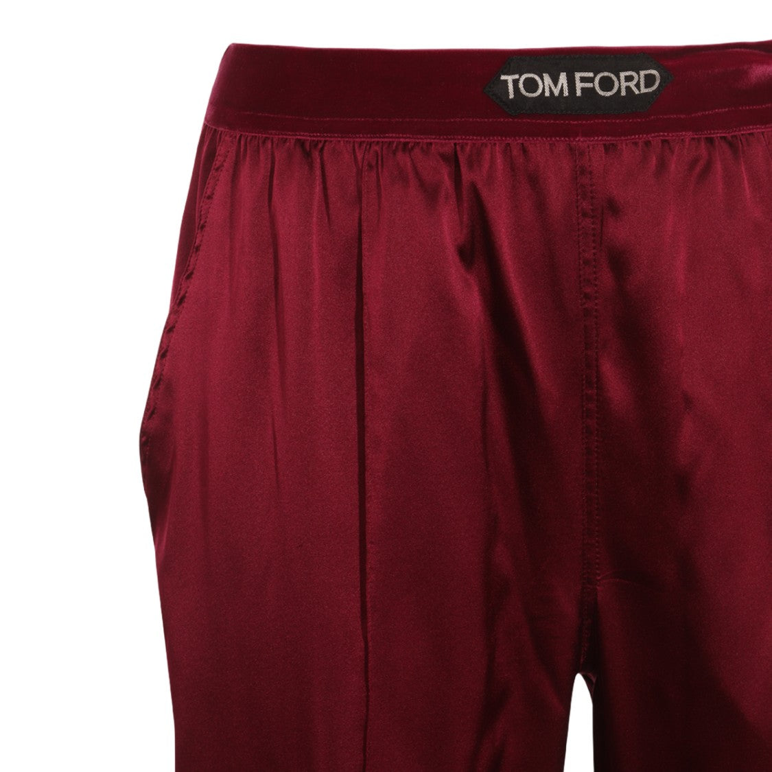 Tom Ford Straight-Leg Trousers With Elastic Waistband