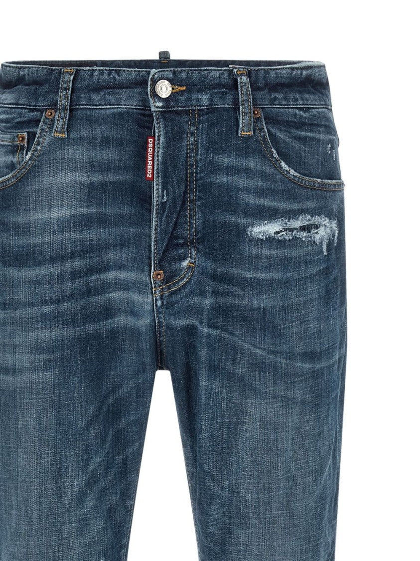 Dsquared2 Slim Fit Distressed Denim Jeans