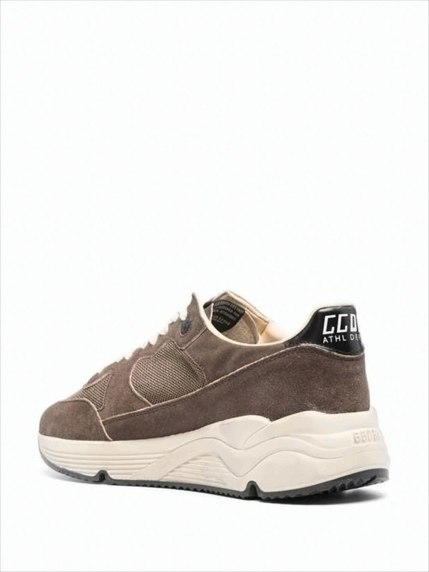 Golden Goose Low-Top Suede And Mesh Sneakers