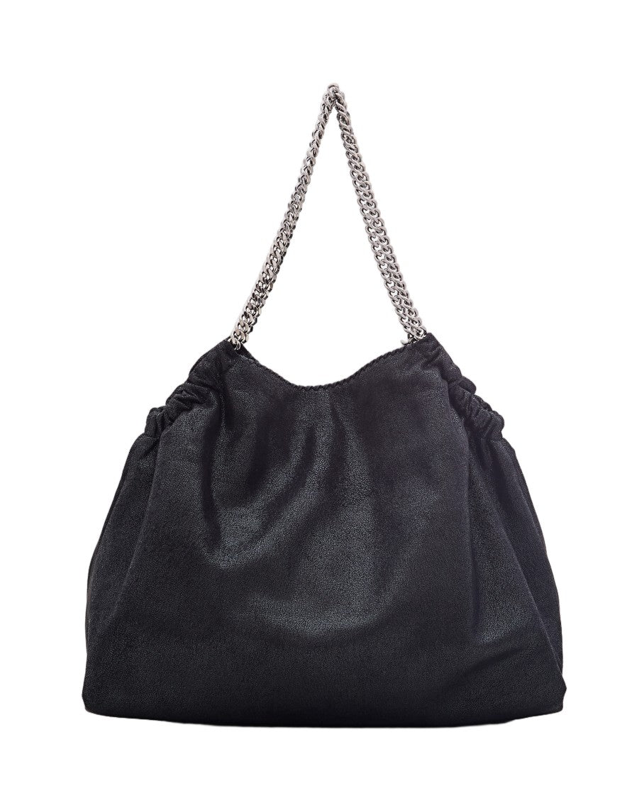 Stella Mccartney Black Eco Shaggy Deer Tote Bag
