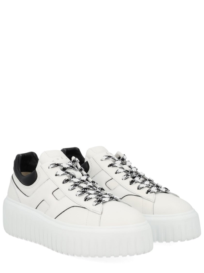 Hogan H-Stripes Embossed Chunky Sneakers