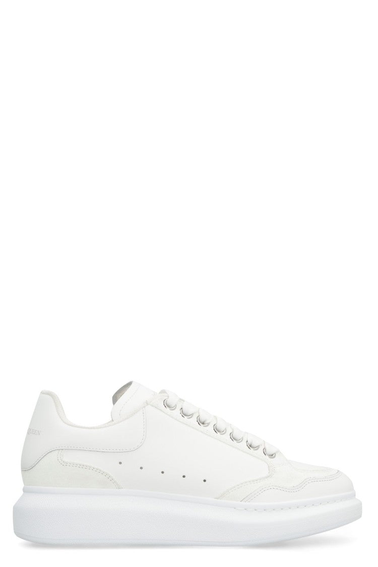 Alexander Mcqueen White Leather Sneakers