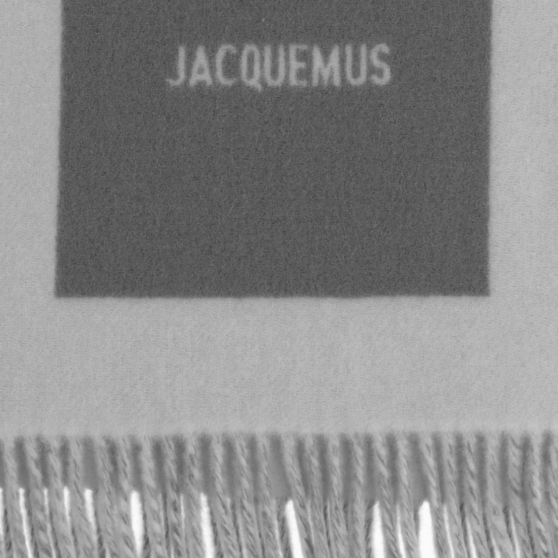 Jacquemus Wool Scarf With Logo