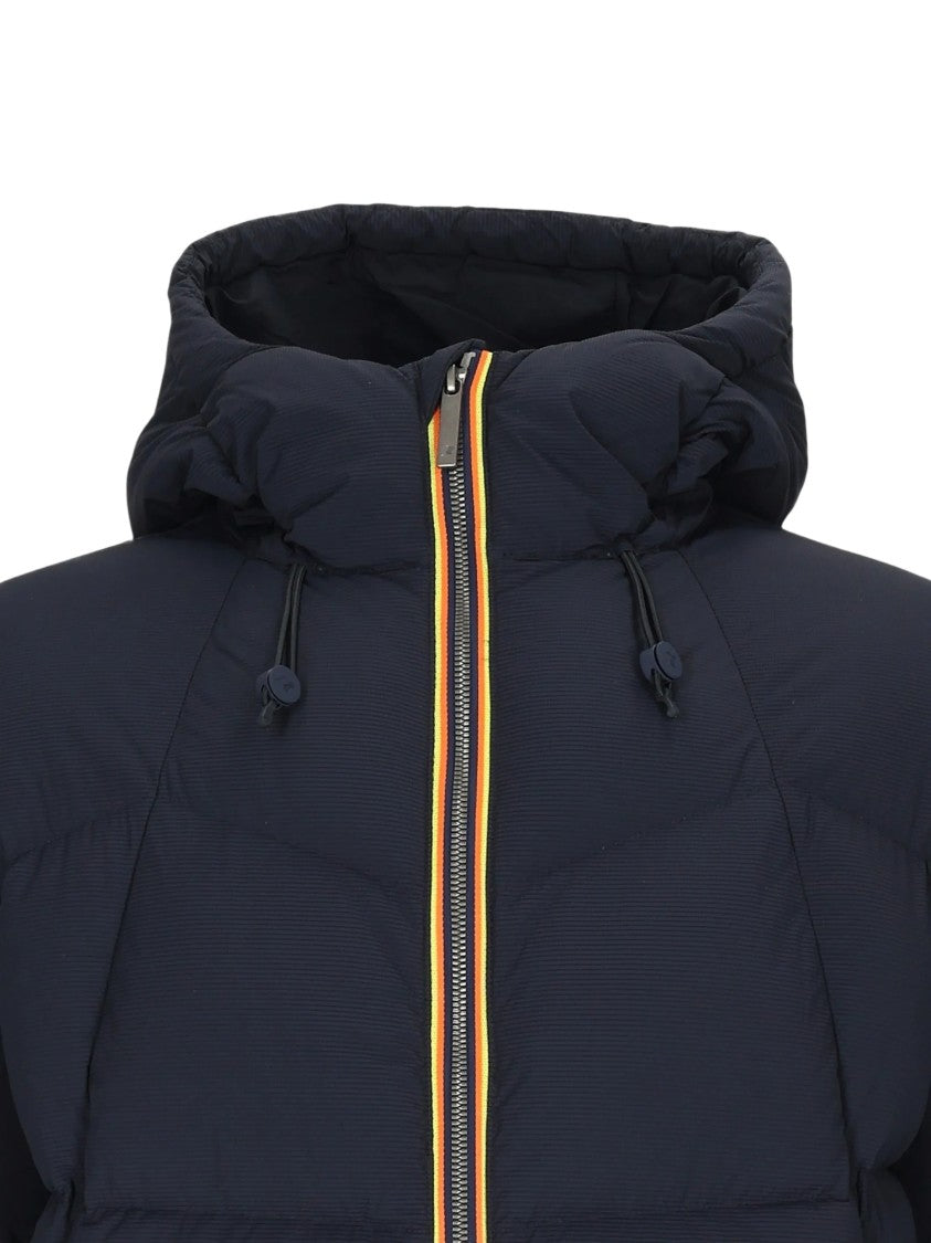K-Way Quill Fancy Quilted Down Hooded Jacket