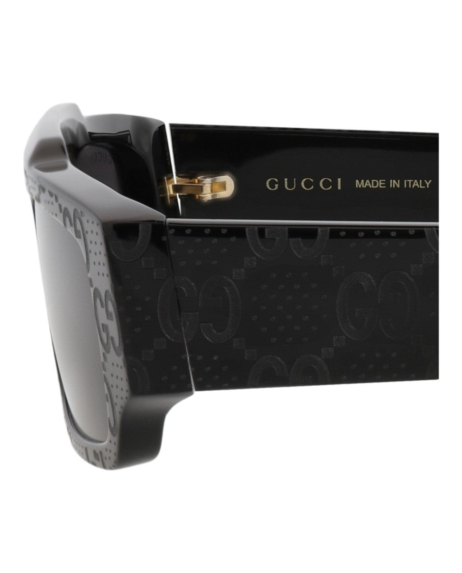 Gucci Square-Frame Recycled Acetate Sunglasses