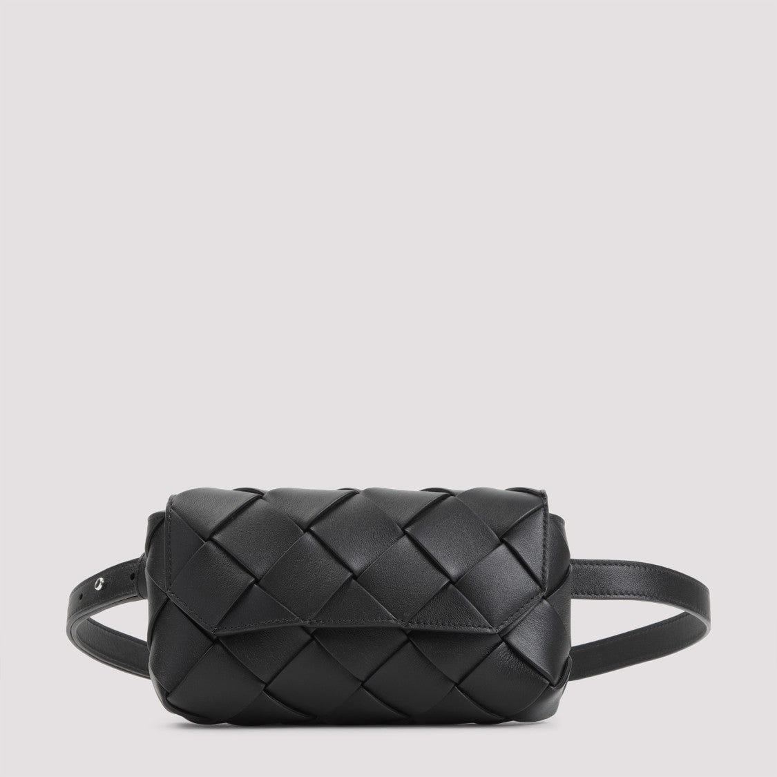 Bottega Veneta Diago Black Leather Belt Bag