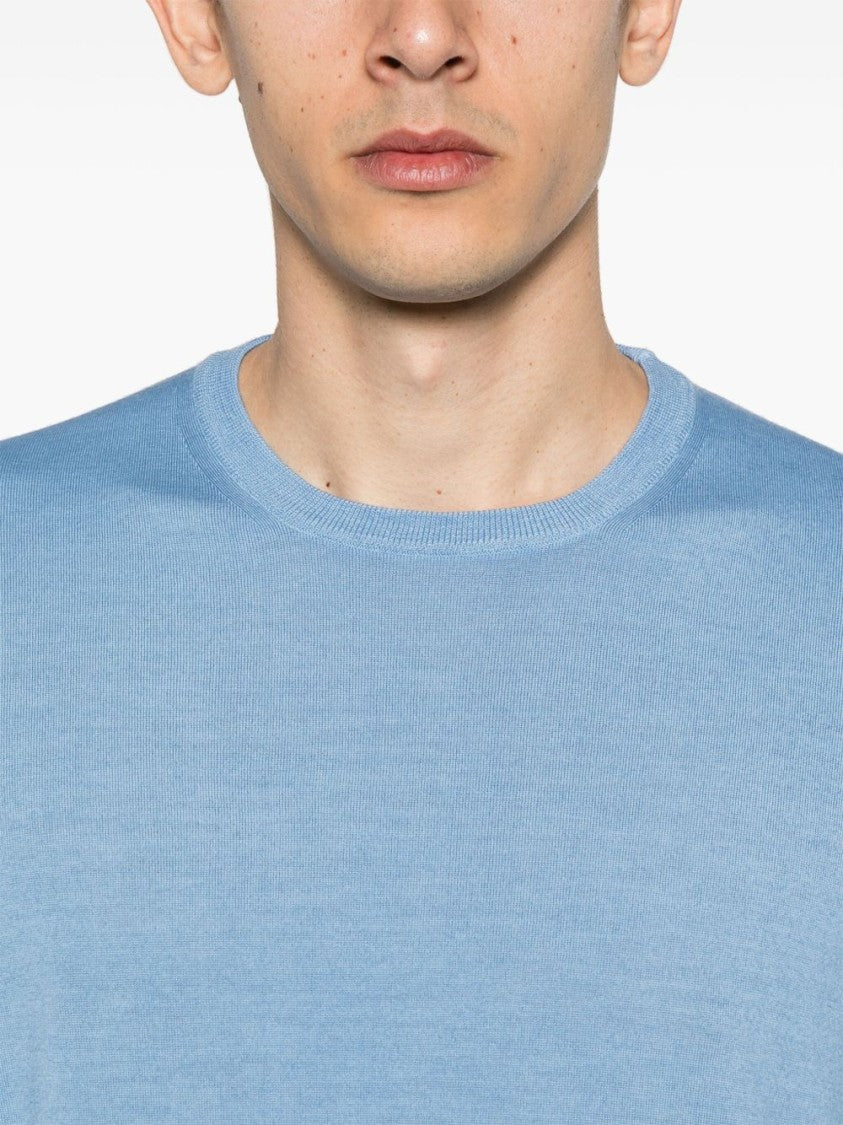 Drumohr Wool Sweater With Full Neck