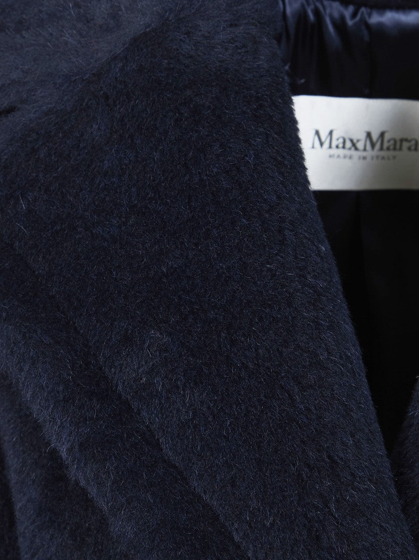 Max Mara Navy Tedgirl Teddy Short Coat