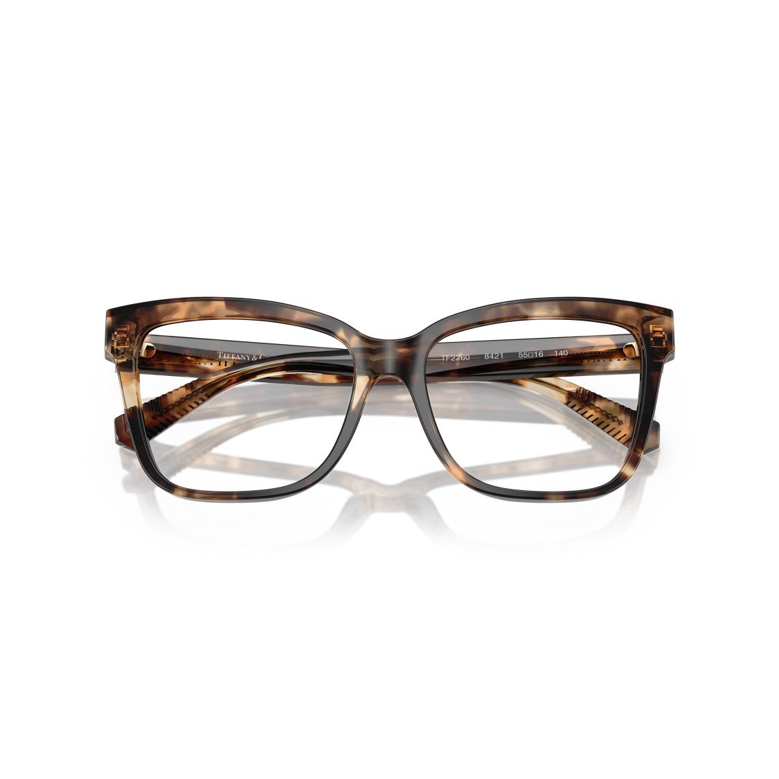 Tiffany & Co. 0Tf2260 Classic Tortoiseshell Square Frame Eyeglasses