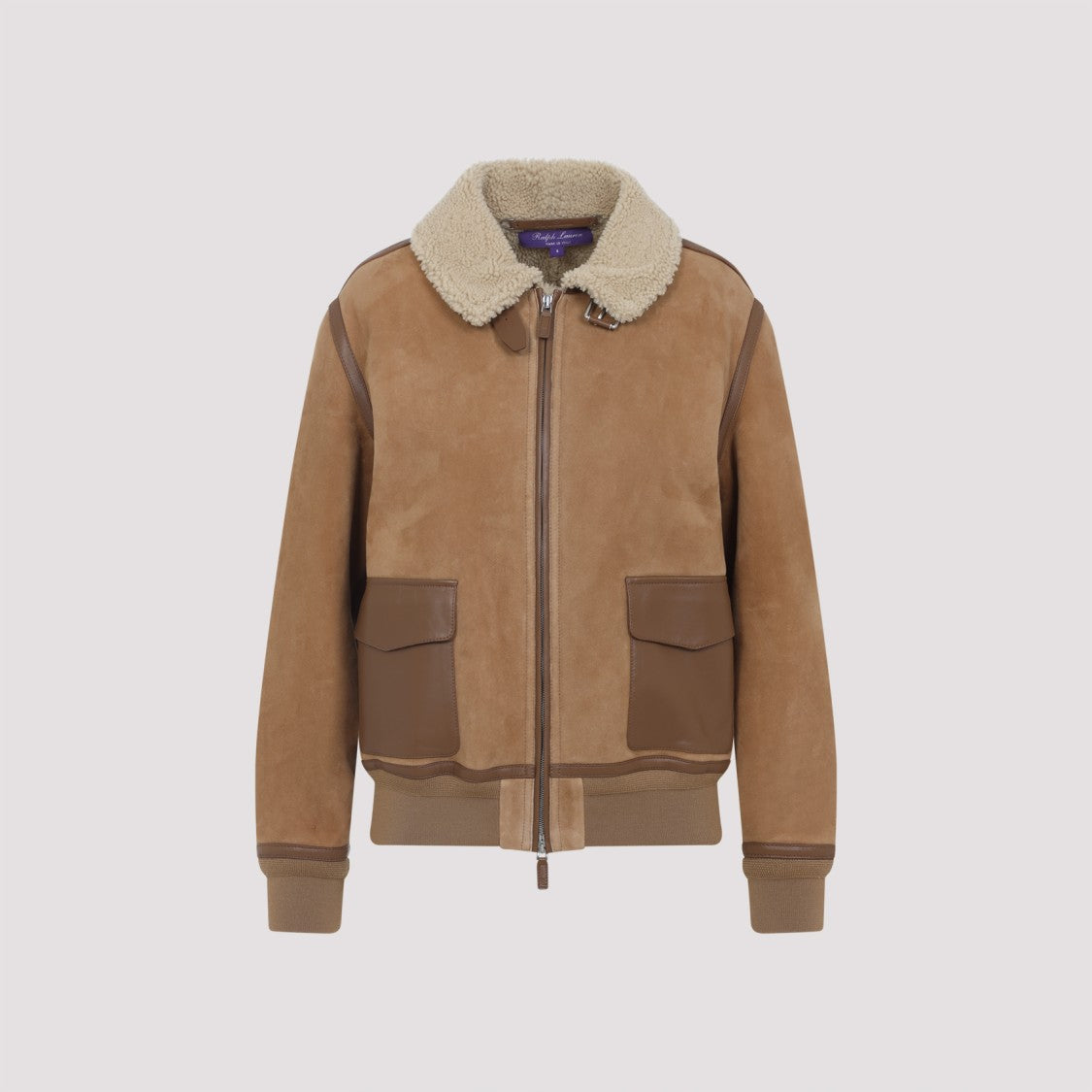 Polo Ralph Lauren Morrison Beige Leather Jacket