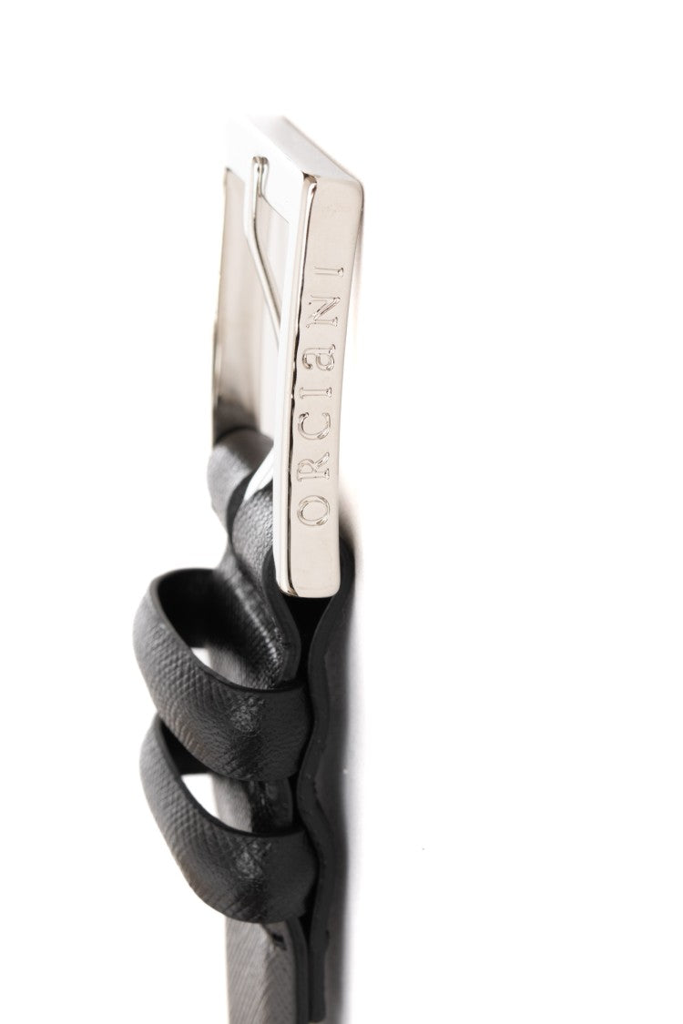 Orciani Classic Saffiano Leather Belt