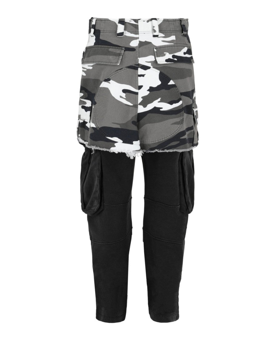 Givenchy Cargo Pants With Camo Skirt