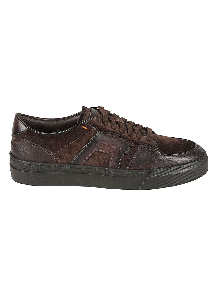 Santoni Dbs Sport Low-Top Calfskin Sport Sneakers