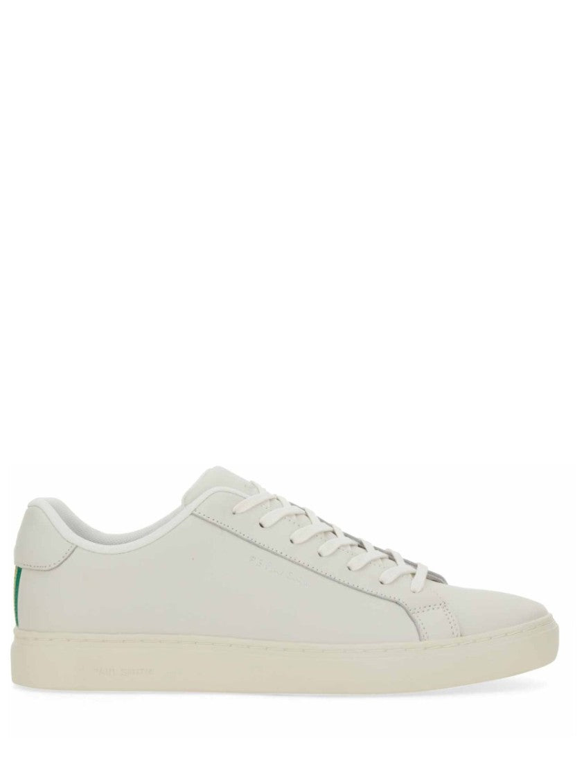 Ps Paul Smith Cow Leather Sneakers With Striped Detail
