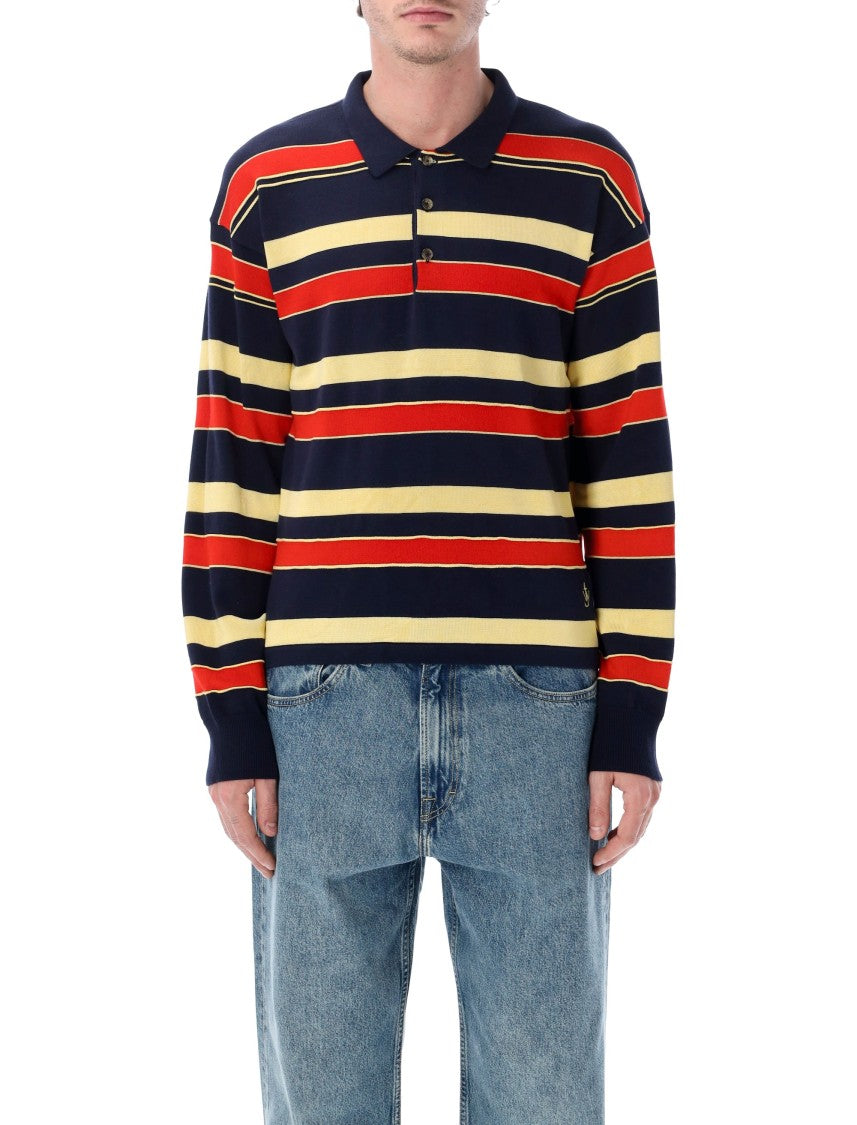J. W. Anderson Striped Knitted Rugby Polo