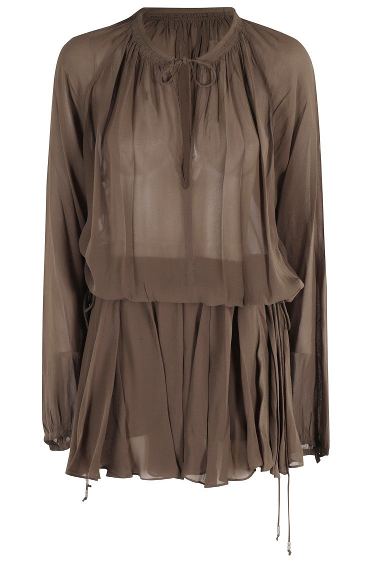Isabel Marant Étoile Bess Gb Gathered Muslin Dress