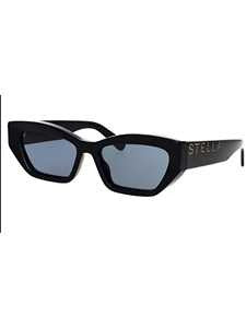 Stella Mccartney Cat-Eye Sunglasses With Angular Frame And Grey Lenses
